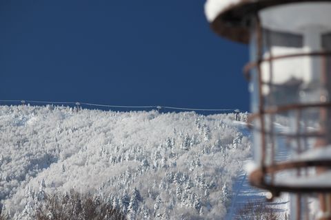青い空　真っ白な高原　　　　　　　　　１２月２４日撮影